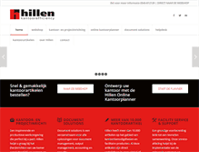 Tablet Screenshot of hillenkantoor.nl